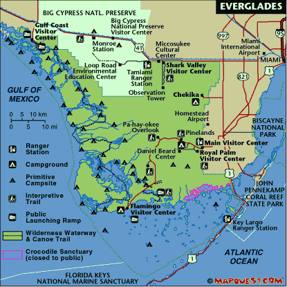 Everglades Florida Map